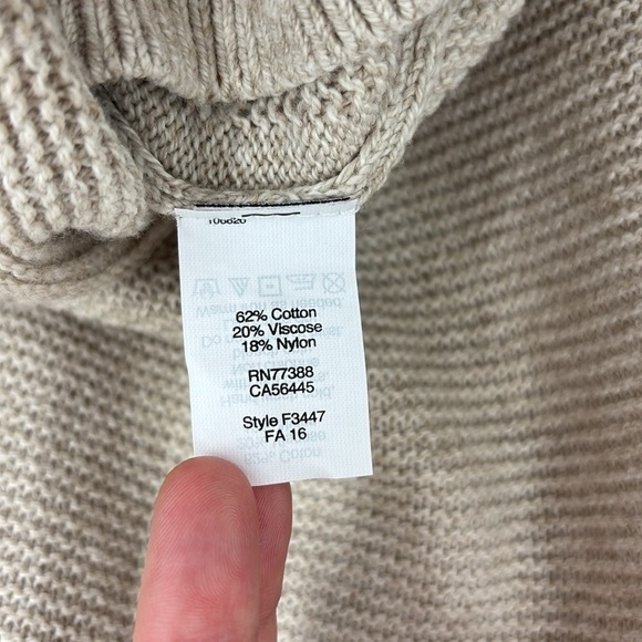 Madewell Riverside Texture Sweater in Marled Flax - Picture 6 of 8